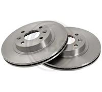 2x Brake disc Vented 15114 A.B.S. for RENAULT ALPINE