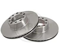 2x Original A.B.S. Brake Disc 15743 for Mercedes-Benz