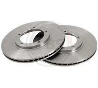 2x Original A.B.S. Brake Disc 15758 for Porsche