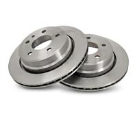 2x Original A.B.S. Brake Disc 15873 for BMW