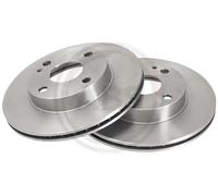 Front Set 2x Brake Discs A.B.S. 15946 for Mazda/SAO 323/MX5/Penza (89-99)