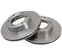 2x Brake disc Vented 15980 A.B.S. for TOYOTA VW