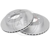 ABS All Brake Systems Brake Disc 15992 - Vented, 2 pcs L&R - Fits Subaru Justy Mk II 1.3 GX 4x4