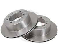 2x Original a. B. S. S. Brake Disc 16022 for Nissan