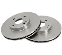 ABS 16087 Front Brake Discs Pair 257mm Vented Fits Mazda 323 C F P S Escort Mx-3