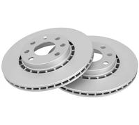 2x Brake disc Vented 16093 A.B.S. for OPEL VECTRA A VECTRA A Hatchback CORSA B