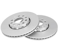 2x Brake disc Vented 16098 A.B.S. for AUDI VW SKODA SEAT