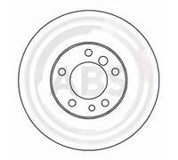 2x Brake disc Vented 16102 A.B.S. for BMW ALPINA