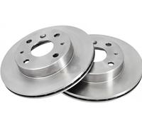 2x Brake disc Vented 16169 A.B.S. for DAIHATSU CHARADE Mk III CHARADE Mk IV