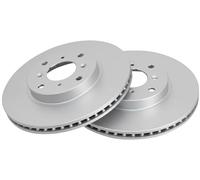 2x Brake disc Vented 16172 A.B.S. for HONDA PRELUDE Mk IV CIVIC VI Fastback