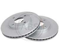 2x Brake disc Vented 16190 A.B.S. for FORD MONDEO MONDEO Saloon MONDEO Mk II