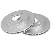 ABS All Brake Systems Brake Disc A.B.S. 16191 Vented Rear Set for Ford Mondeo/Cougar/Scorpio II