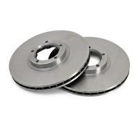 2x Brake disc Vented 16196 A.B.S. for FORD TRANSIT Bus TRANSIT Van