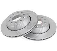 2x Brake disc Vented 16204 A.B.S. for AUDI V8 100 C4 Saloon 100 C4 Avant A6 C4