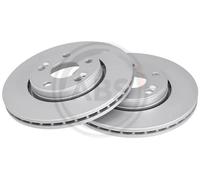2x Brake disc Vented 16219 A.B.S. for RENAULT SAFRANE LAGUNA I LAGUNA I Estate