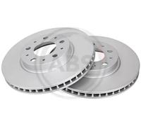 2x Brake disc Vented 16236 A.B.S. for VOLVO 940 940 Kombi 960 Kombi 850 S70
