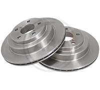 2x Brake disc Vented 16274 A.B.S. for SUBARU LEGACY LEGACY Estate