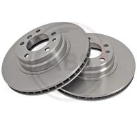 2x Brake disc Vented 16331 A.B.S. for BMW 7