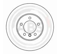 2x Original A.B.S. Brake Disc 16332 for BMW