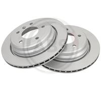2x Brake disc Vented 16340 A.B.S. for BMW ALPINA