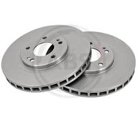 2x Original A.B.S. Brake Disc 16480 for Mitsubishi