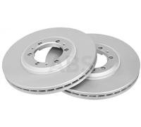 2x Brake disc Vented 16485 A.B.S. for OPEL ISUZU GREAT WALL