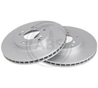 2x Brake disc Vented 16588 A.B.S. for HONDA SHUTTLE LEGEND Mk III PRELUDE Mk V