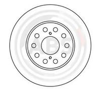 X2 PCS BRAKE DISC 16612 A.B.S.