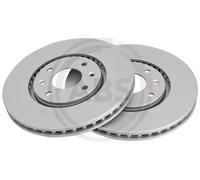 A.B.S. Brake Disc 16649 – Vented – for Citroën/Peugeot 406 (Sedan/Break/Coupe), Xantia – 2 pcs