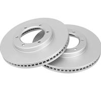 2x Brake disc Vented 16656 A.B.S. for TOYOTA REGIUS IV MPV HIACE IV Van