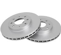 2x Brake disc Vented 16669 A.B.S. for MITSUBISHI GALANT Mk IV Saloon GALANT Mk V
