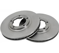 2x Brake disc Vented 16670 A.B.S. for MITSUBISHI L400 Bus L400 Van