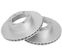 2x Brake disc Vented 16897 A.B.S. for TOYOTA LAND CRUISER COLORADO 4 RUNNER III