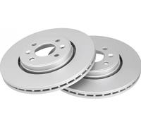 2x Brake disc Vented 16924 A.B.S. for RENAULT DACIA