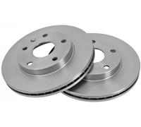 2x Brake disc Vented 16926 A.B.S. for DAEWOO LEGANZA
