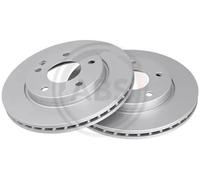 2x Brake disc Vented 16985 A.B.S. for MERCEDES-BENZ A-CLASS