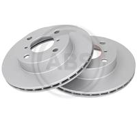 2x Brake disc Vented 16995 A.B.S. for SUZUKI WAGON R+ Hatchback ALTO VI