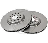 2x Brake disc Vented 17014 A.B.S. for ALFA ROMEO 166
