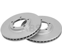 2x Brake disc Vented 17035 A.B.S. for HYUNDAI H-1 / STAREX Bus H-1 Van