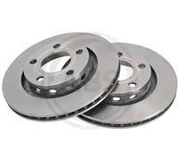 A.B.S. 2 X BRAKE DISC 17057 FOR AUDI