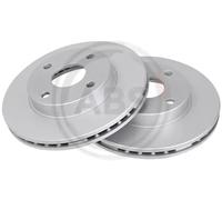 2x Brake disc Vented 17093 A.B.S. for MAZDA 323 S Mk VI Saloon