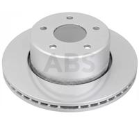 2x Brake disc Vented 17106 A.B.S. for LAND ROVER DISCOVERY Mk II