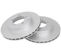 2x Brake disc Vented 17119 A.B.S. for MITSUBISHI LANCER VII