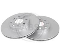 2x Brake disc Vented 17167 A.B.S. for TOYOTA MR2 III