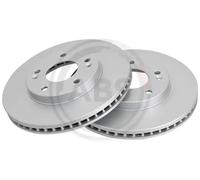 2x Brake disc Vented 17206 A.B.S. for HYUNDAI XG XG Saloon