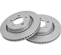 2x Brake disc Vented 17265 A.B.S. for CHRYSLER 300M
