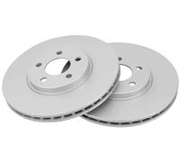 2x Brake disc Vented 17319 A.B.S. for CHRYSLER DODGE