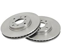 ABS All Brake Systems Brake Disc 17364 – Vented – 2x for Honda Accord Mk VII Coupe