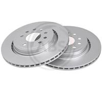 Rear Set 2x Brake Discs A.B.S. 17371 for Saab/Fiat/Cadillac/Vauxhall/Chevrolet 9