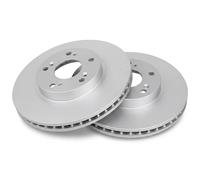 2x Brake disc Vented 17386 A.B.S. for HONDA CIVIC VII Hatchback STREAM